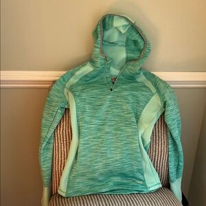Avalanche Aqua Striped Hoodie
